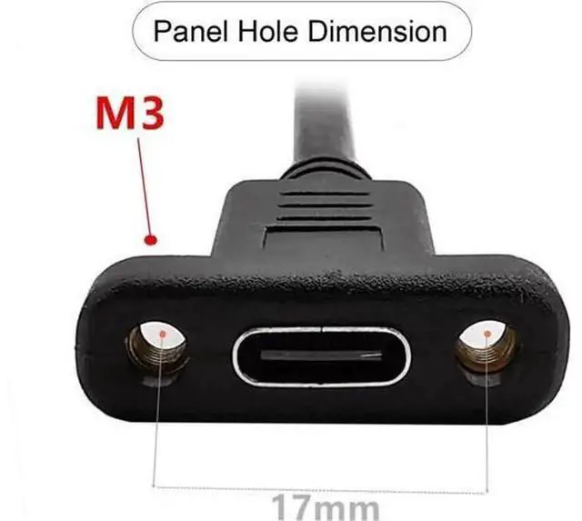 Alt view image 3 of 7 - 30cm USB 3.1 Type-C Male to Female Extension Cable, 90 Degree Up & Down Angled USB-C Extension Cord, High Speed Data Transfer Adapter Wire for Smartphones, Laptops, Docking Station, Type-C Devices