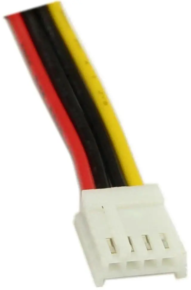 Alt view image 3 of 7 - 8 Inch 4 Pin Floppy to 15Pin SATA Male Power Cable, Floppy Power to SATA Power Adapter Cord for PC Internal Hardware, 2 Pack
