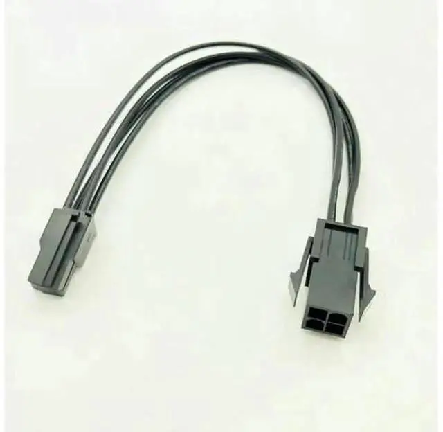Main image of 20cm 4Pin ATX CPU Power Extension Cable, 4P ATX Male to Female Power Supply Cord, UL 18AWG Wire, Desktop PC Internal Power Extension Wire for CPU