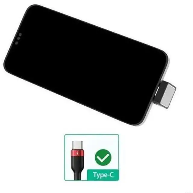 Alt view image 3 of 4 - 90 Degree USB-C Male to Female Adapter, Right Angle Type-C Extension Connector for USB-C Laptops, Monitors and Mobile Devices