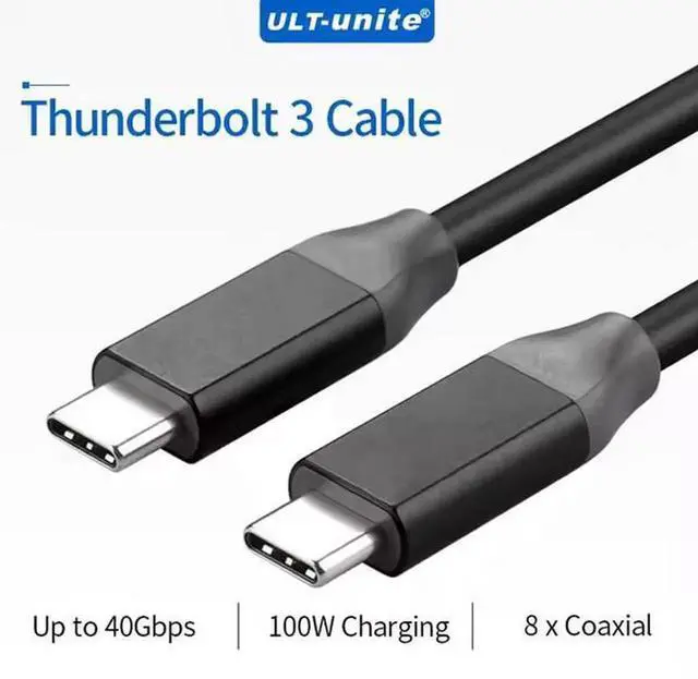 Main image of Thunderbolt3 Kable 100W 5A Fast Charging USB Type C to Type C Data Cables 4K Support USB4 40Gbps Thunderbolt 3 Cable 1M