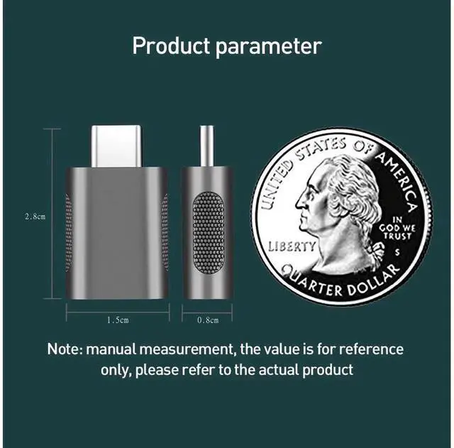 Alt view image 4 of 7 - 2 Pack USB 3.0 Male to Type C Female Adapter, OTG USB-C Converter for Charger, Laptop, Hard Drive, USB-C Headphones, Flash Drive