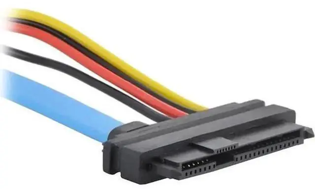 Alt view image 3 of 5 - 2.3ft SFF-8482 SAS to SATA Adapter Cable, SAS Hard Drive to Motherboard SATA Port Converter Cable with 7 Inch Molex 4Pin Power Cable