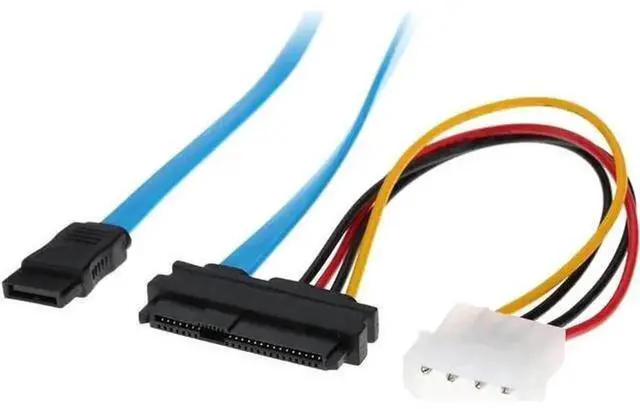 Alt view image 5 of 5 - 2.3ft SFF-8482 SAS to SATA Adapter Cable, SAS Hard Drive to Motherboard SATA Port Converter Cable with 7 Inch Molex 4Pin Power Cable