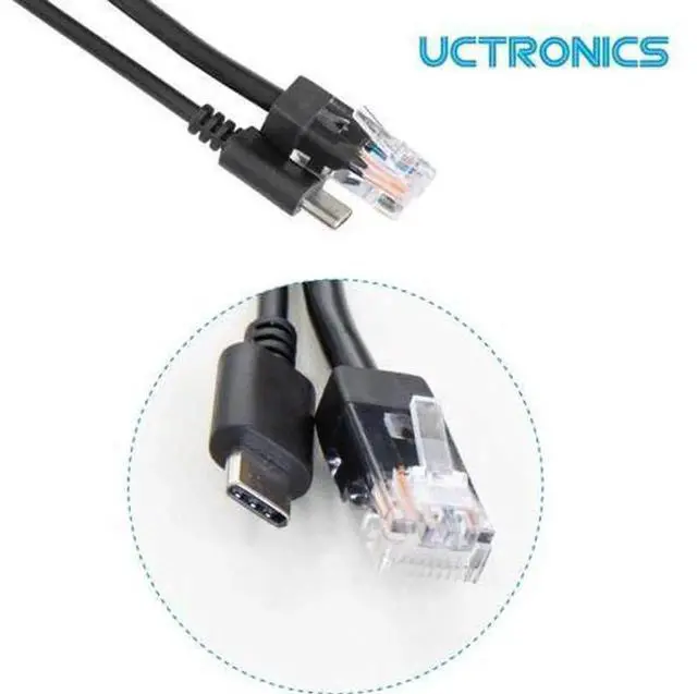 Alt view image 2 of 5 - UCTRONICS PoE Splitter USB-C 5V, Active PoE to USB-C Adapter, IEEE 802.3af Compliant Power Over Ethernet Splitter for Raspberry Pi 4, Google WiFi, Security IP Cameras and USB-C Devices