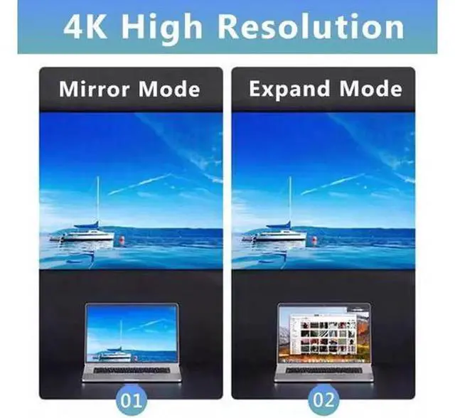 Alt view image 3 of 6 - USB-C Digital AV Multiport Adapter for iPhone 15, 4K HDMI Output + USB-C Charging Port, Type-C Multiport AV Converter Compatible with MacBook Pro, iPad Air and USB-C Devices