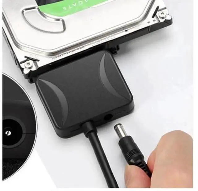 Alt view image 4 of 5 - USB 3.0 to IDE ATA Converter with USB 3.0 Hub, IDE Hard Drive Adapter for 2.5" & 3.5" HDD, Comes with Power Supply Cable