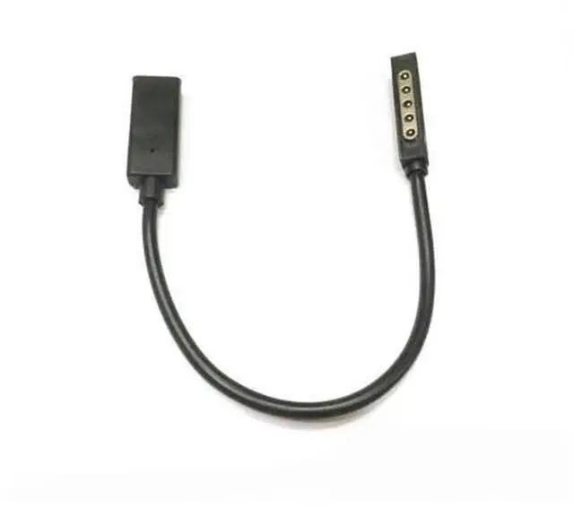 Main image of USB-C Female to Microsoft Surface Charging Adapter Cable, Type C Female Input to Surface DC Power Charger Cord for Microsoft Surface Pro 1, Pro 2 and Surface RT Tablet Charging