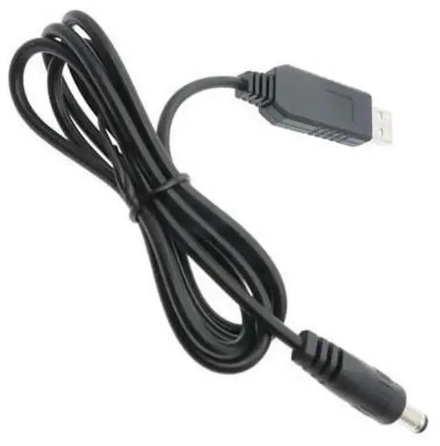 Alt view image 2 of 5 - USB to DC Step Up Power Booster Cable, DC 5V to 9V/12V Voltage Boost Converter Cable with 5.5x2.1mm DC Male Plug, USB Power Rise Module Cord