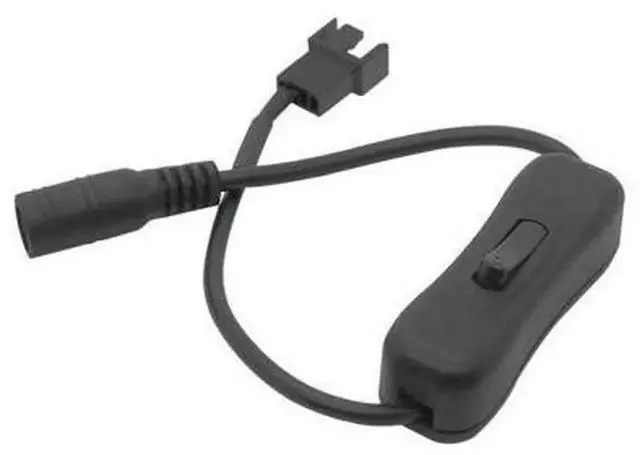 Alt view image 3 of 5 - DC5521 to 4 Pin PWM Fan Power Cable, DC 5.5x2.1mm Male to 4Pin Fan Adapter Cord for Computer CPU Cooler, Router Fan, Fan Speed Control Switch