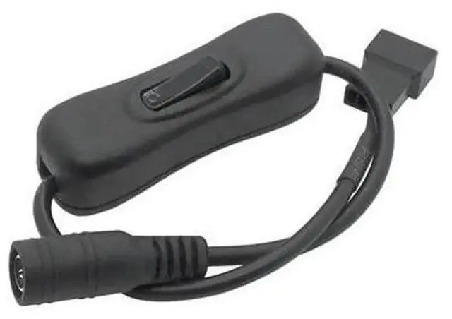 Alt view image 4 of 5 - DC5521 to 4 Pin PWM Fan Power Cable, DC 5.5x2.1mm Male to 4Pin Fan Adapter Cord for Computer CPU Cooler, Router Fan, Fan Speed Control Switch