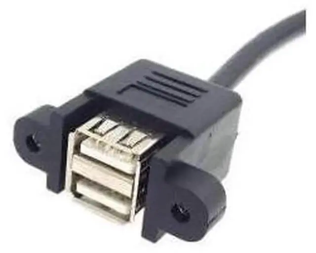 Alt view image 4 of 5 - 9 Pin USB Header Male to Female Extension Splitter Cable, USB 2.0 Motherboard 9Pin Header to Dual USB A Female Adapter Cord for PC Front Panel