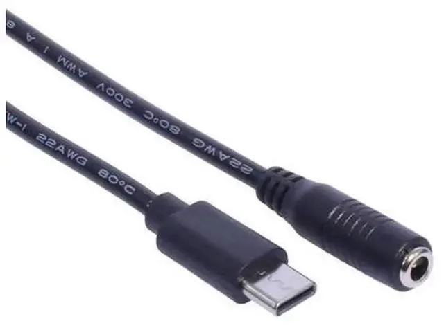 Alt view image 2 of 3 - DC 3.5x1.35mm Female to USB Type C Male Power Adapter Jack, Type-C USB Connector for Type-C Charging Equipment
