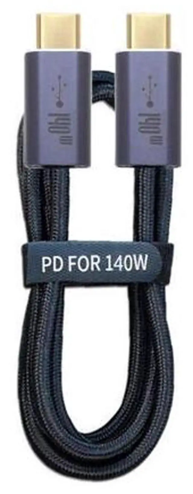 Alt view image 4 of 7 - 2.0M USB 2.0 Type-C Male to Male PD Charging Data Cable, Built-in E-Marker Chip, Max 140W/100W Fast Charging Cord for Laptops, Smartphones