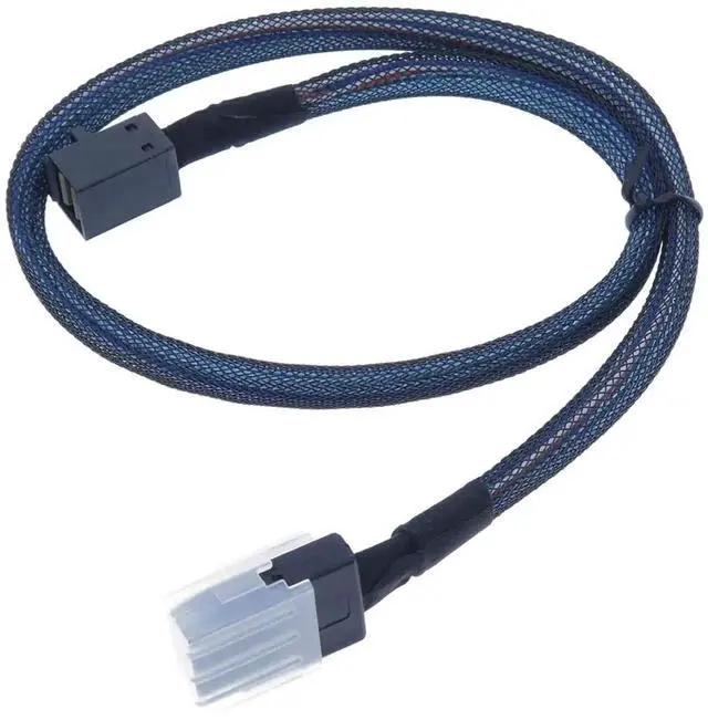 Main image of 3.3FT Internal Mini SAS 4i SFF-8087 to Mini SAS HD SFF-8643 Cable, Server Internal SAS Cable for Host Controllers & Storage Devices