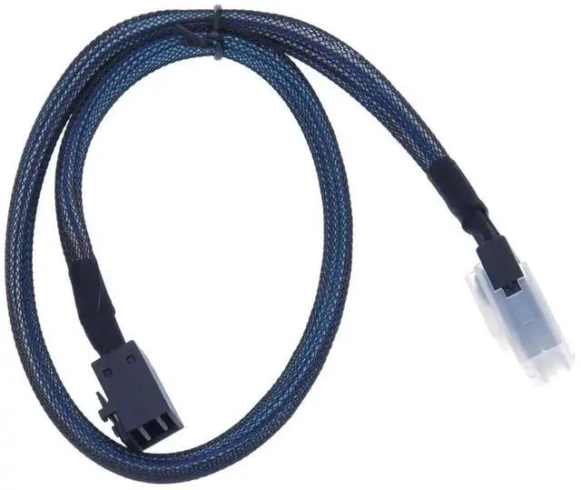 Alt view image 4 of 4 - 3.3FT Internal Mini SAS 4i SFF-8087 to Mini SAS HD SFF-8643 Cable, Server Internal SAS Cable for Host Controllers & Storage Devices