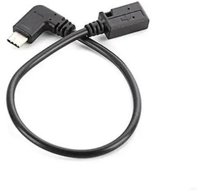 Alt view image 2 of 4 - 90 Degree Mini USB Female to USB Type-C Male Adapter, Right Angle USB-C Male to Mini USB Female Converter Connector