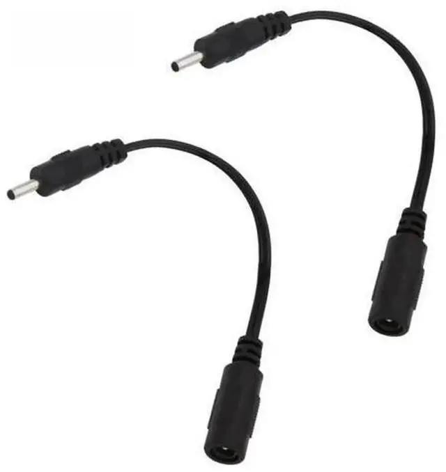 Main image of 2PCS DC Power Adapter Cable, 5.5mm x 2.1mm Female to 3.0mm x 1.1mm Male DC Plug Converter Connector Cord