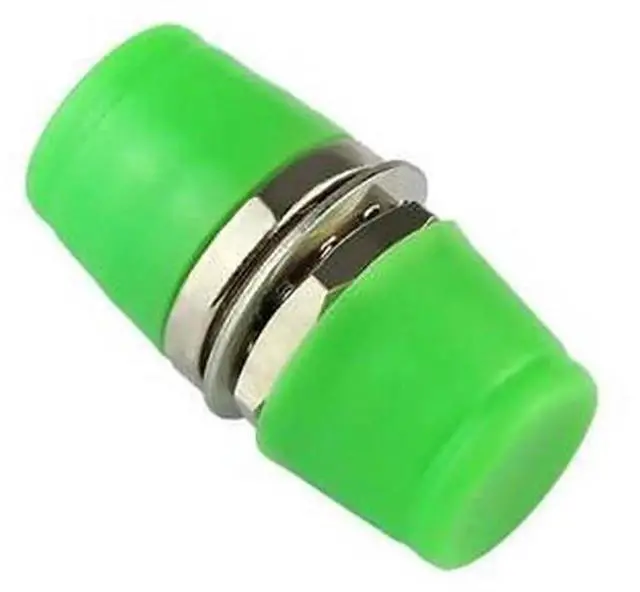 Main image of 50PCS FC APC Small D Fiber Optic Adapter, FC Circular Fiber Coupler Flange, FC APC Fiber Connector Adapter for Optical Communication Equipment, FTTH Network Wiring and Optical Test Projects