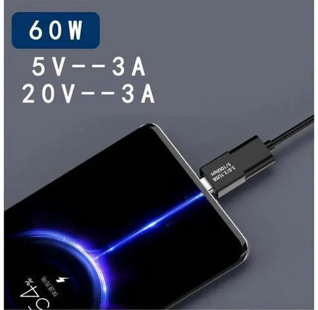 Alt view image 5 of 5 - 3 Pack USB 3.1 A Male to Type-C Male Adapter, 10Gbps High Speed USB A to USB-C Connector, Black Compact Data Transfer Adapter for Smartphone, Laptop, Notebook, External Storage and USB-C Devices