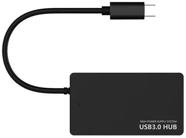 Alt view image 5 of 7 - USB-C Hub Adapter, 4-Port USB 3.0 Type C Data Hub, USB Type-C to USB 3.0 Multiport Converter Compatible with MacBook Pro, iMac, Chromebook, XPS, Samsung Galaxy and More USB-C Devices