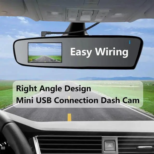 Alt view image 2 of 7 - 9 Inch Right Angle Mini USB 2.0 Cable 2-Pack, USB Type A Male to 90 Degree Right Angled Mini USB Short Charging & Data Sync Cord for Dash Cam, Digital Camera, Portable Hard Drive, MP3 Player and Mobil