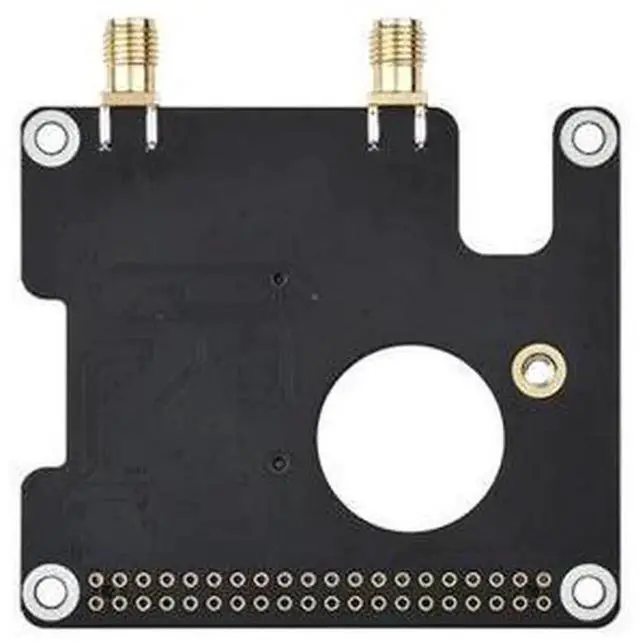 Alt view image 4 of 4 - PCIe to M.2 E-Key Adapter Board for Raspberry Pi 5, With 16P Cable & SMA Antenna Port, NGFF Wireless Network Card Expansion Module for WiFi Bluetooth NGFF Cards