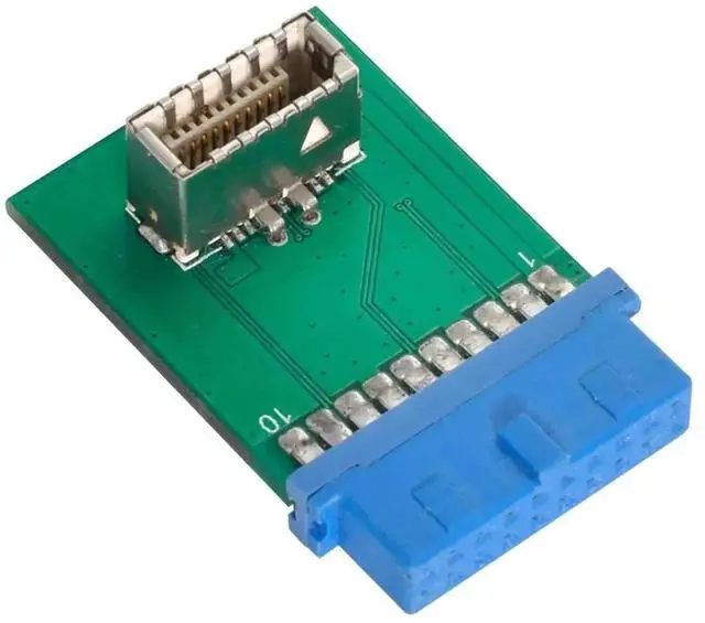 Main image of USB 3.1 Front Panel Key-B Type-E to USB3.0 20Pin Header Male Extension Adapter, Type-E to 20Pin Mainboard Converter for PC Motherboard Front Panel Connection