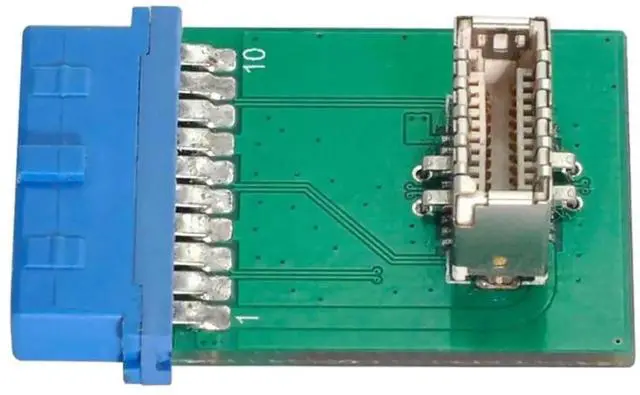 Alt view image 7 of 7 - USB 3.1 Front Panel Key-B Type-E to USB3.0 20Pin Header Male Extension Adapter, Type-E to 20Pin Mainboard Converter for PC Motherboard Front Panel Connection
