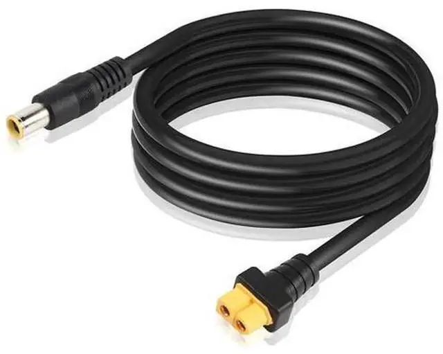 Main image of DC 8mm 7909 Male to XT60 Female Power Adapter Cable, 14AWG Heavy Duty Wire, DC7909 to XT60 Conversion Cord for Solar Panel, Portable Power Station, Outdoor Generator, Camping Power Supply