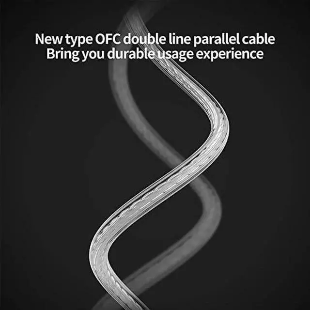 Alt view image 5 of 7 - CRA In Ear Monitor IEM Earphones, Ultra-Thin Diaphragm Dynamic Driver Wired In-Ear Headphones, Clear Vocals & Punchy Deep Bass, Detachable 2 Pin Cable Gaming Earbuds for Singers, Musicians, Drummers,