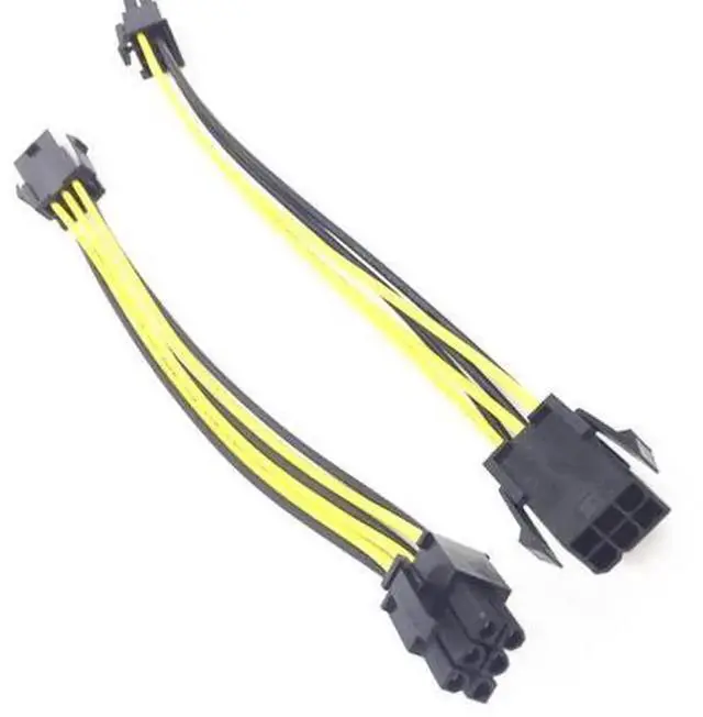 Main image of PCIe 6Pin Male to 6Pin Female Graphics Card Power Extension Cable, PCI-E 6Pin Power Supply Adapter Cord, Stable Power Extension Wire for GPU, Desktop PC Hardware Upgrade and Mining Rig Equipment
