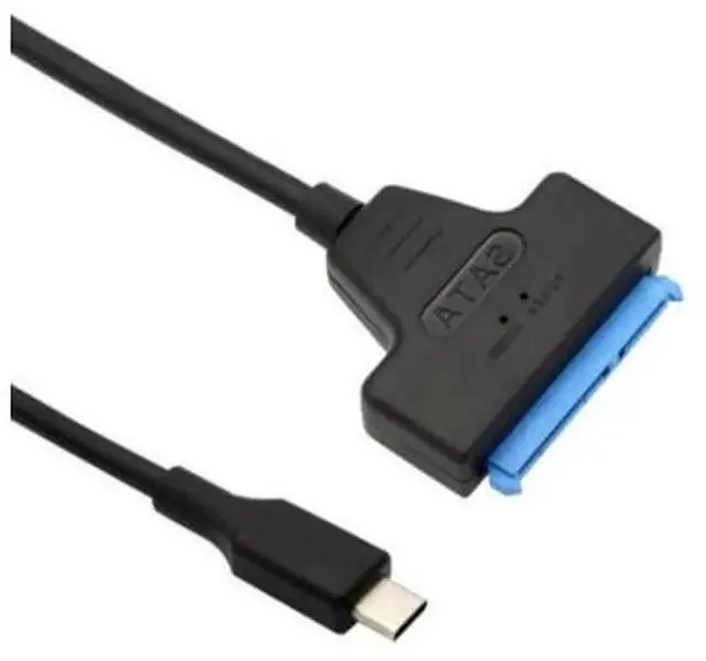 Alt view image 3 of 3 - USB 3.1 Type-C to SATA Converter Cable, USB-C to 2.5 Inch SATA Hard Drive Adapter, Portable SATA III Data Cable for 2.5" SATA SSD HDD, Support UASP High Speed Data Transmission