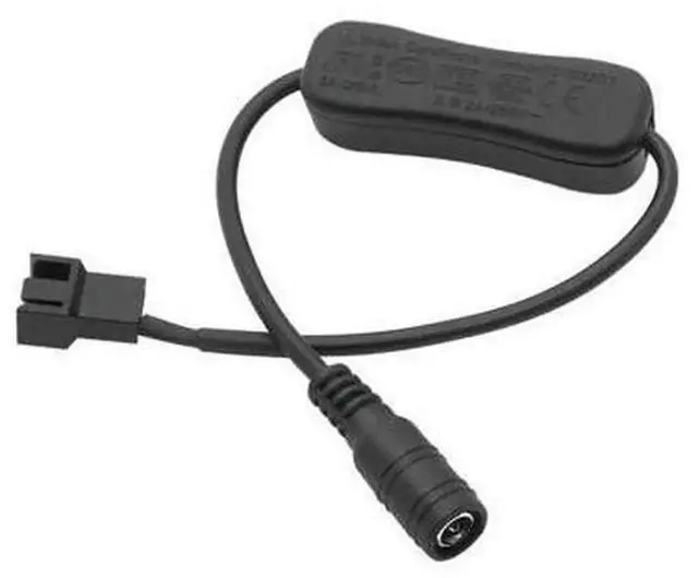 Alt view image 2 of 5 - DC5521 to 4 Pin PWM Fan Power Adapter Cable, DC 5.5x2.1mm Barrel Jack to 4Pin Computer CPU Cooling Fan Connector, Power Supply Switch Cable for PC Case Fans & Router Cooling Fans