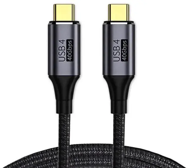 Main image of 0.5M USB4 Cable, 40Gbps Data Transfer, 100W PD Charging, 8K@60Hz & 5K@60Hz Video, USB4.0 Type-C Cable Compatible with Thunderbolt 3/4, MacBook, Dell, HP, Lenovo, Samsung, Docking Station, External SSD