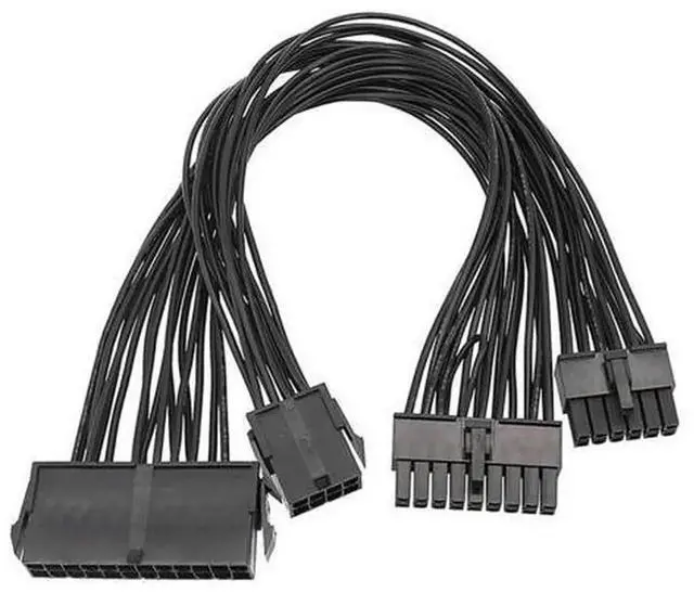 Main image of 2 Set ATX 24Pin to 18Pin & 8Pin to 12Pin Power Adapter Cable Kit, Mainboard Power Conversion Cables Compatible with HP Z440 Z640 Workstation Motherboard Power Supply Modification