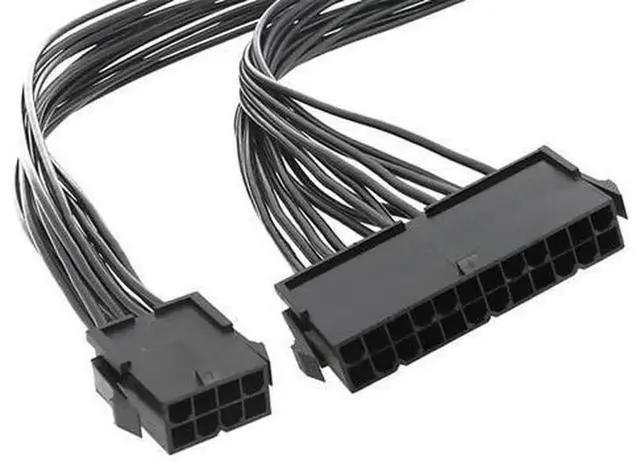 Alt view image 4 of 4 - 2 Set ATX 24Pin to 18Pin & 8Pin to 12Pin Power Adapter Cable Kit, Mainboard Power Conversion Cables for HP Z440 Z640 Workstation Motherboard Power Supply Upgrade