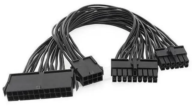 Alt view image 2 of 4 - 2 Set ATX 24Pin to 18Pin & 8Pin to 12Pin Power Adapter Cable Kit, Mainboard Power Conversion Cables for HP Z440 Z640 Workstation Motherboard Power Supply Upgrade
