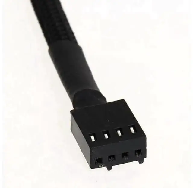 Alt view image 5 of 7 - 5 Pcs 4 Pin PWM Fan Extension Cable, Male to Female 4Pin PWM Connector Power Extender Cable for PC Computer Case Cooling Fans