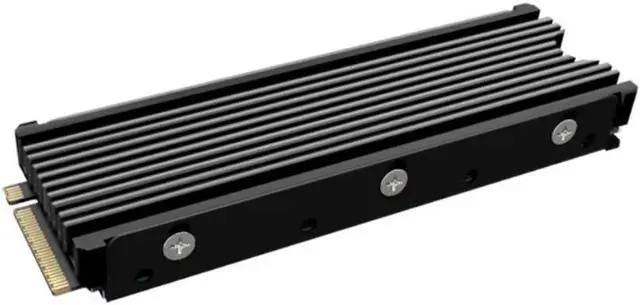 Main image of Aluminum M.2 NVMe SSD Heatsink Cooler, Double-Sided Cooling Radiator with Thermal Pads for PS5 M.2 Solid State Drive