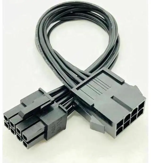 Alt view image 3 of 6 - 20cm 18AWG 8Pin ATX EPS CPU Power Extension Cable, Male to Female PSU Extension Adapter Cord, 8Pin PCI-E / EPS for Motherboard CPU Power Supply
