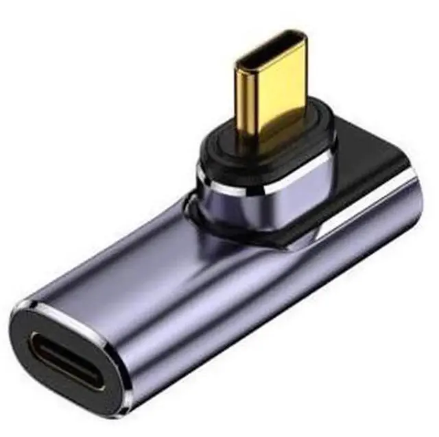 Alt view image 6 of 6 - USB4 Thunderbolt 3 Magnetic USB-C Adapter, 270 Degree Rotatable Type C Male to Female Magnet Converter, Support 40Gbps Data Transfer, 100W PD Fast Charging, 8K@60Hz Video Output for Laptop, Smartphone
