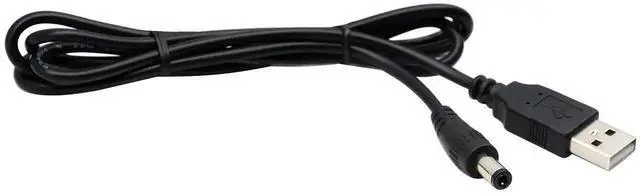 Alt view image 3 of 7 - 2Packs USB 2.0 A Male to DC 5.5x2.5mm Male Power Cable 1M/3.3FT, 5V DC Barrel Jack Charging Adapter Cord, USB to DC 5.5*2.5mm Power Supply Wire for Tablet, Electronic Dog, Access Control Attendance Ma