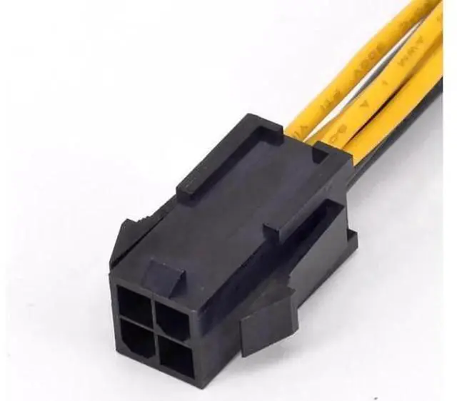 Alt view image 5 of 6 - 20cm 4Pin P4 CPU Power Y Splitter Cable, ATX 12V P4 Male to Dual 4Pin Female Extension Cord, 18AWG Copper Wire, 1 to 2 Ways CPU Power Adapter for Desktop Motherboard