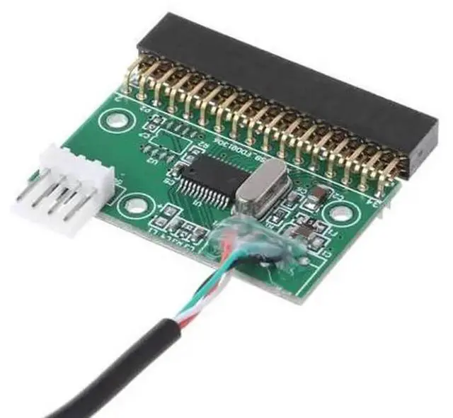 Alt view image 2 of 4 - USB to 34Pin Floppy Drive Adapter PCB Board, USB to 3.5 Inch 1.44MB Floppy Disk Drive Converter Cable, USB Emulator Replacement for Old 34Pin FDD Floppy Drive Interface