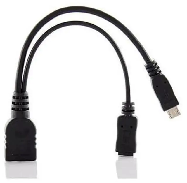 Alt view image 5 of 7 - USB 2.0 OTG Adapter Cable, USB A Male to Micro USB OTG Cord with Extra Micro USB Power Supply Port, Supports Data Sync and Simultaneous Charging for Android Phones, Tablets