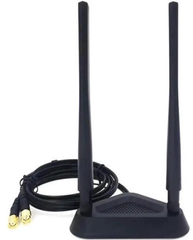Main image of 2.4G 5G Dual Band WiFi Antenna, 8DB High Gain SMA Antenna with Magnetic Suction Base, Extension Cable Wireless Network Antenna for WiFi Router, Wireless Network Card, Wireless Adapter