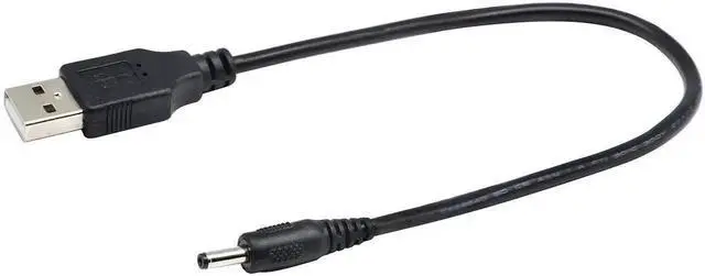 Alt view image 2 of 6 - 2 Pack 28CM USB 2.0 A Male to DC 3.5x1.35mm Male Power Cable, 11 Inch 5V DC Barrel Jack Charging Cord, USB to DC Power Adapter Wire for Tablet, Electronic Dog, Access Control and Attendance Machine