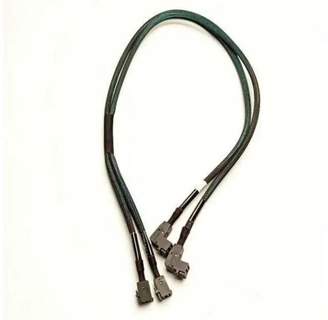 Main image of Mini SAS HD SFF-8643 RAID Cable PN 8T05V / 08T05V / CN-08T05V, A1 B1 Dual SFF-8643 Server Internal Cable, Compatible with Dell PowerEdge R730XD & H730P PERC RAID Controller Storage Backplane Connectio