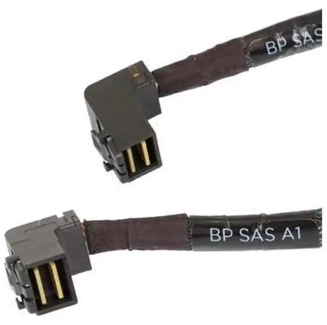 Alt view image 6 of 7 - Mini SAS HD SFF-8643 RAID Cable PN 8T05V / 08T05V / CN-08T05V, A1 B1 Dual SFF-8643 Server Internal Cable, Compatible with Dell PowerEdge R730XD & H730P PERC RAID Controller Storage Backplane Connectio